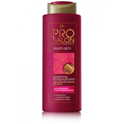 Шампунь-кондиционер IRIS PROsalon 400 мл Защита цвета Шампунь-кондиционер IRIS PROsalon 400 мл Защита цвета