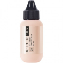 Крем тональный Relouis PRO Face&Body Foundation 24H SPF 30 тон 2N средний нейтральный Крем тональный Relouis PRO Face&Body Foundation 24H SPF 30 тон 2N средний нейтральный