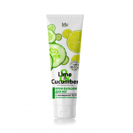 Крем-бальзам IRIS Lime & Cucumber для ног 100мл с мочевиной 10,5% от мозолей и натоптышей Крем-бальзам IRIS Lime & Cucumber для ног 100мл с мочевиной 10,5% от мозолей и натоптышей