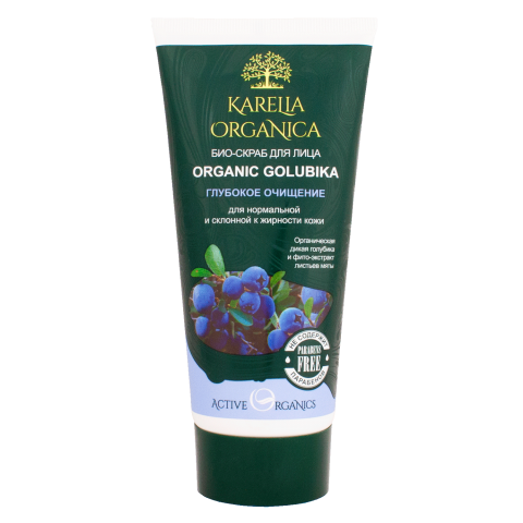 Био-скраб для лица Фратти Karelia Organica Organic Golubika 180 мл Био-скраб для лица Фратти Karelia Organica Organic Golubika 180 мл