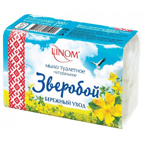 Мыло кусковое LINOM Зверобой 300 г Мыло кусковое LINOM Зверобой 300 г