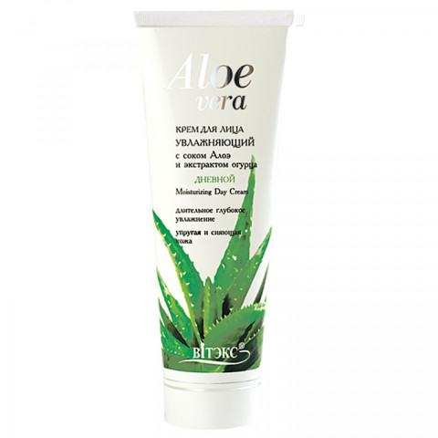 Крем для лица дневной увлажняющий Витэкс Aloe Vera с соком Алоэ и экстрактом огурца 75 мл Крем для лица дневной увлажняющий Витэкс Aloe Vera с соком Алоэ и экстрактом огурца 75 мл