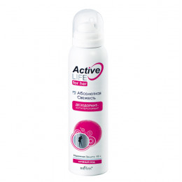 Дезодорант-антиперспирант для женщин Белита ACTIVE LIFE Абсолютная свежесть 150 мл 0,14 кг