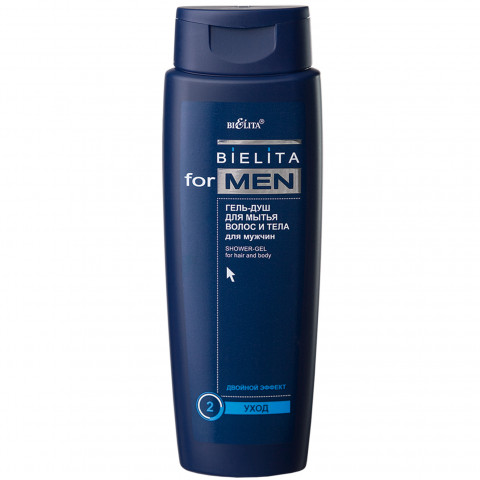 Гель-душ для мытья волос и тела Белита Bielita for MEN 400 мл Гель-душ для мытья волос и тела Белита Bielita for MEN 400 мл