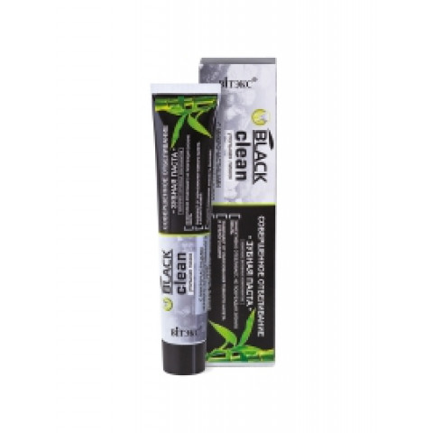 Зубная паста Витекс BLACK CLEAN Совершенное отбеливание, 85г.