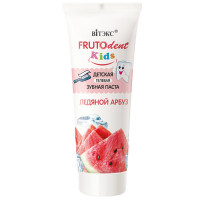 Паста зубная детская гелевая Витэкс ЛЕДЯНОЙ АРБУЗ без фтора FRUTOdent Kids, 65 г