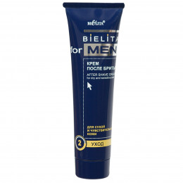 Крем после бритья для сухой и чувствительной кожи Белита Bielita for MEN 100 мл Крем после бритья для сухой и чувствительной кожи Белита Bielita for MEN 100 мл